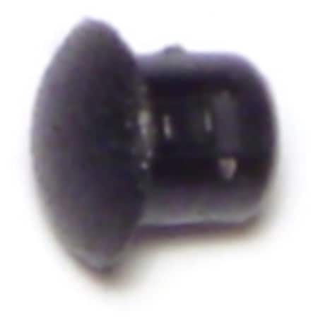 Midwest Fastener 3/16" Black Nylon Plastic Flush Head Hole Plugs 18 18PK 69461
